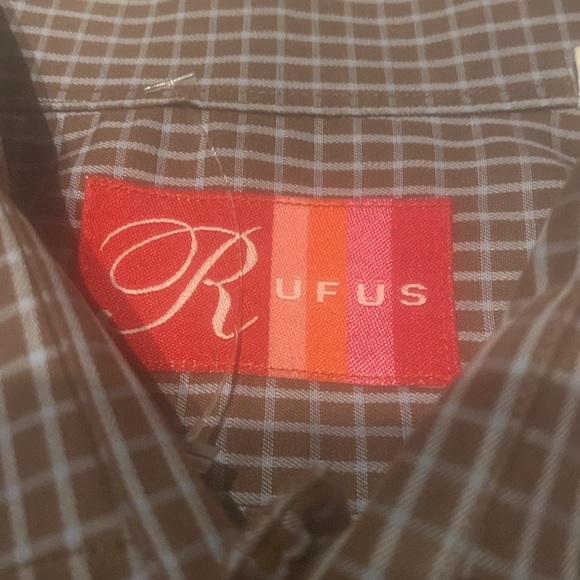 RUFUS Men’s SIZE XL Button Down Long Sleeve Shirt - Picture 6 of 10